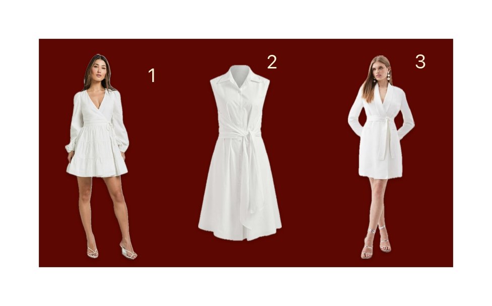 elegant white dresses