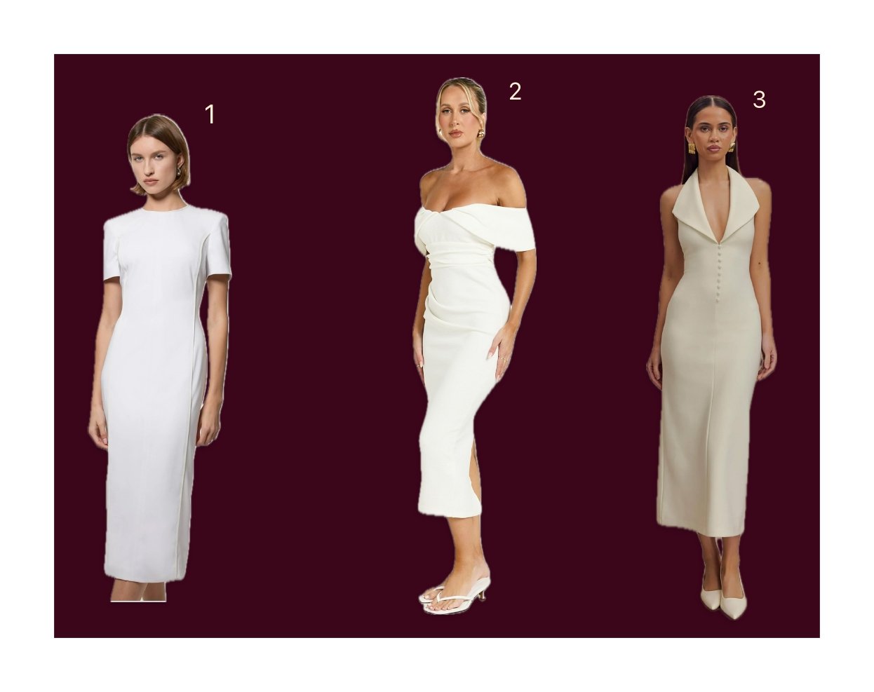 white party dress