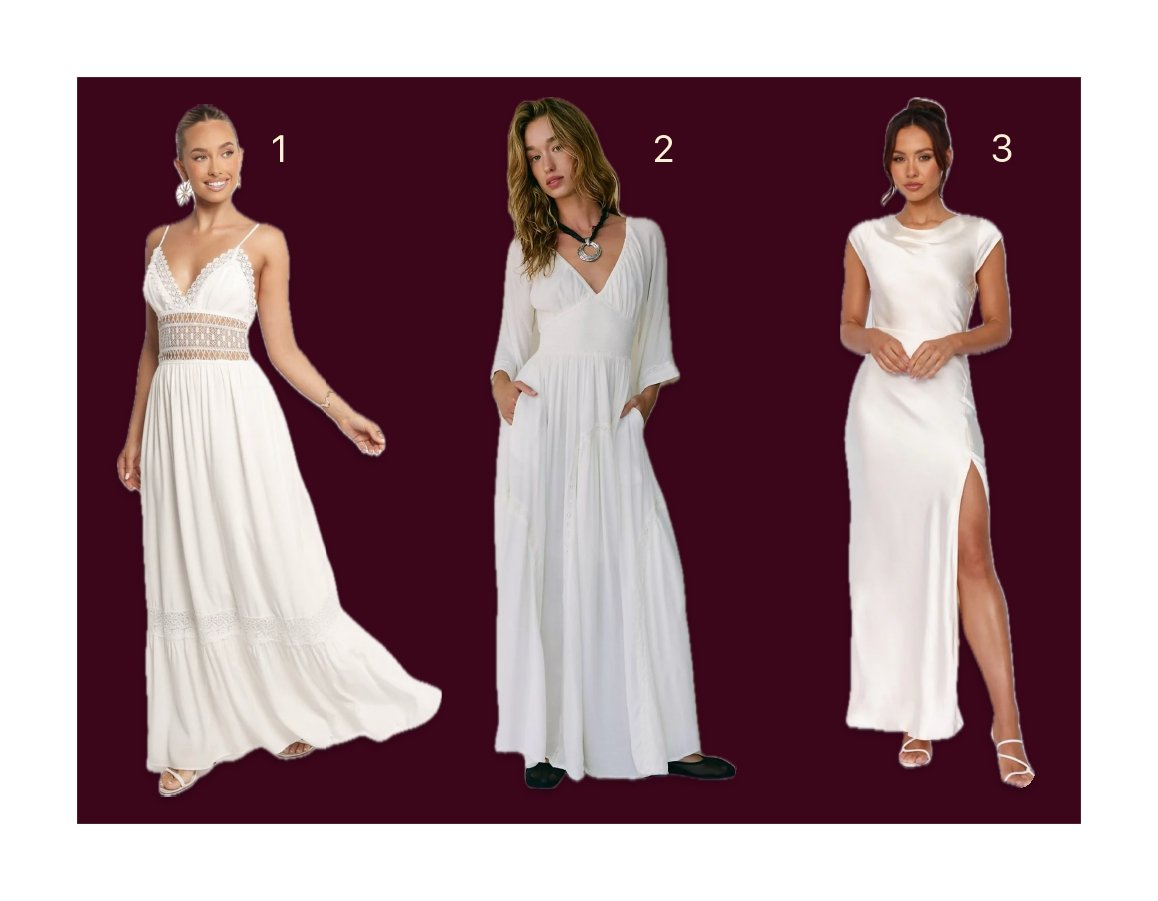 white dresses for yatch party