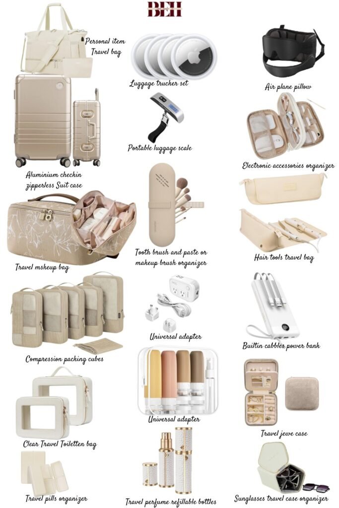 Travel checklist essentials 